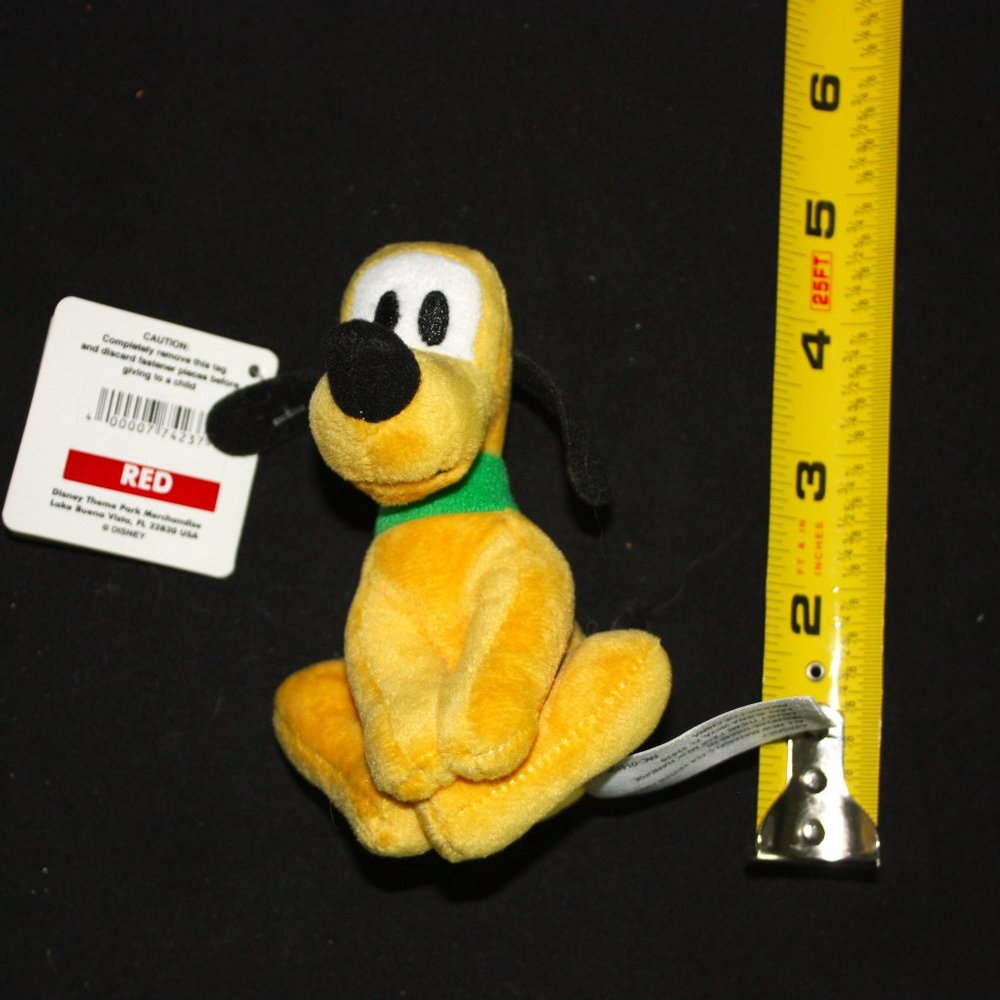 Disney Parks Pluto Magnet Legs Plush NEW With Tags Hard to Find Authentic WDW